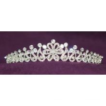 Discount Custom Hochzeit Tiara glänzend Kristall Braut Krone